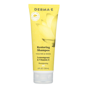 Derma-E Volume & Shine Restoring Shampoo, Lemongrass & Vitamin E  - 1 Each - 10 FZ