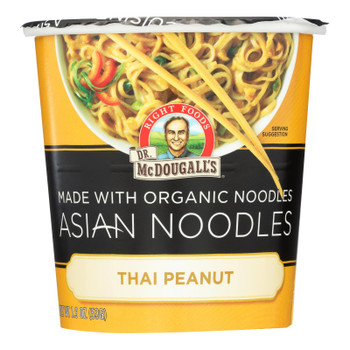 Dr. McdougallS Asian Noodle Soup, Thai Peanut  - Case of 6 - 1.9 OZ Dr. McdougallS Asian Noodle Soup, Thai Peanut  - Case of 6 - 1.9 OZ