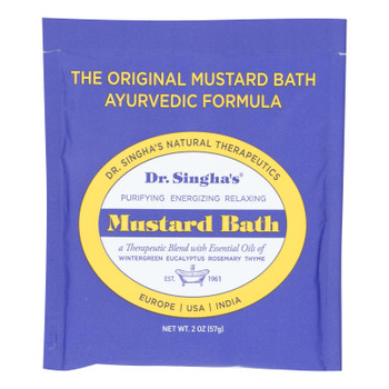 Dr. Singha's Mustard Bath  - Case of 14 - 2 OZ Dr. Singha's Mustard Bath  - Case of 14 - 2 OZ