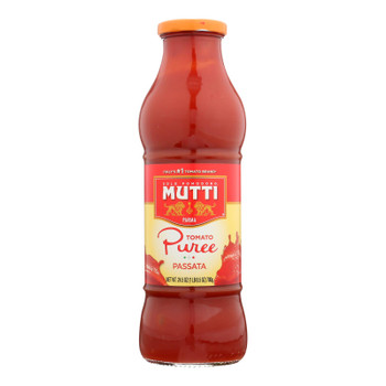 Mutti Tomato Puree Passata - Case of 12 - 24.5 OZ Mutti Tomato Puree Passata - Case of 12 - 24.5 OZ