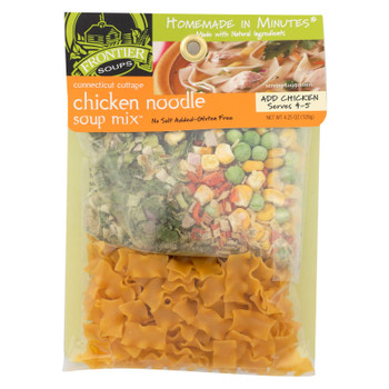 Frontier Soups Connecticut Cottage Chicken Noodle Soup Mix  - Case of 8 - 4.25 OZ Frontier Soups Connecticut Cottage Chicken Noodle Soup Mix  - Case of 8 - 4.25 OZ