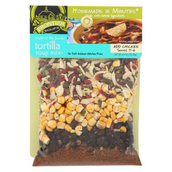Frontier Soups South Of The Border Tortilla Soup Mix  - Case of 8 - 4.5 OZ Frontier Soups South Of The Border Tortilla Soup Mix  - Case of 8 - 4.5 OZ