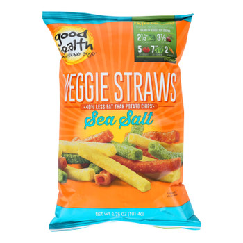 Good Health Sea Salt Veggie Straws  - Case of 10 - 6.25 OZ Good Health Sea Salt Veggie Straws  - Case of 10 - 6.25 OZ