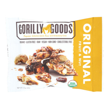 Gorilly Goods Original Snacks  - Case of 12 - 1.7 OZ