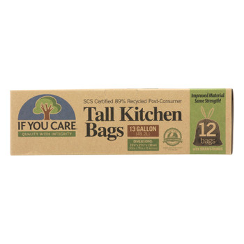 If You Care - Trash Bags Recycled 13gal - 1 Each-12 CT If You Care - Trash Bags Recycled 13gal - 1 Each-12 CT