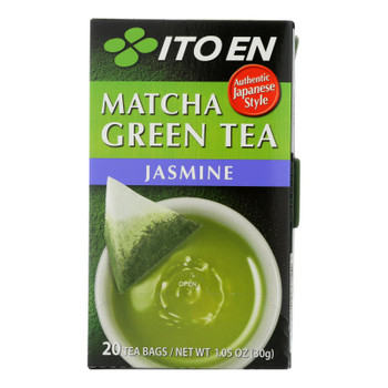 Ito En Organic Matcha Green Tea Jasmine  - Case of 6 - 20 BAG Ito En Organic Matcha Green Tea Jasmine  - Case of 6 - 20 BAG