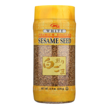 Jfc White Roasted Sesame Seeds  - Case of 12 - 8 OZ