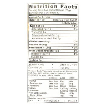 Kettle Brand Salt & Pepper Krinkle Cut Potato Chips  - Case of 9 - 13 OZ