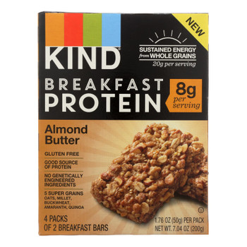 Kind Almond Butter Breakfast Bars - Case of 8 - 4/1.76OZ