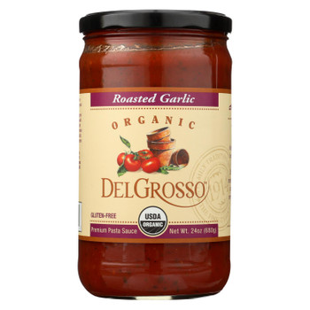 La Famiglia Del Grosso Roasted Garlic Pasta Sauce  - Case of 12 - 24 OZ