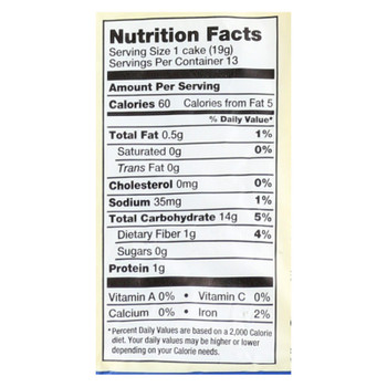 Lundberg Family Farms - Rice Cake Brown Saltd - 1 Each-8.5 OZ Lundberg Family Farms - Rice Cake Brown Saltd - 1 Each-8.5 OZ