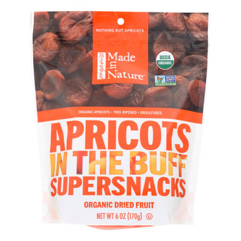 Made In Nature Apricots Organic Dried Fruit  - Case of 6 - 6 OZ Made In Nature Apricots Organic Dried Fruit  - Case of 6 - 6 OZ
