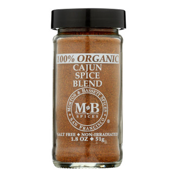 Morton & Bassett Spices Organic Cajun Spice Blend  - Case of 3 - 1.8 OZ