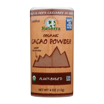 Natierra Organic Cacao Powder  - Case of 12 - 4 OZ