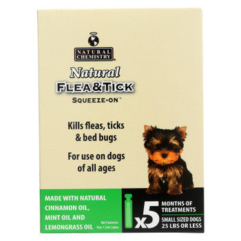 Natural Chemistry Natural Flea & Tick Squeeze-On For Small Dogs  - 1 Each - 7.5 ML