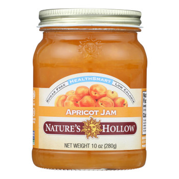 Nature's Hollow Sugar-Free Apricot Preserves  - Case of 6 - 10 OZ