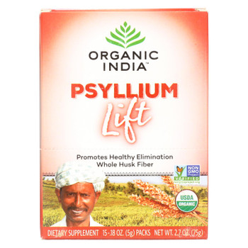 Organic India Psyllium Lift Dietary Supplement  - 1 Each - 15 CT