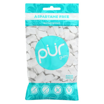 Pur Wintergreen Gum  - Case of 12 - 2.72 OZ