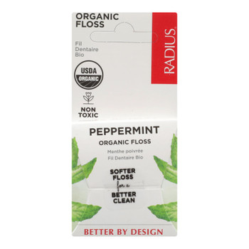 Radius Floss, Mint With Natural Xylitol  - Case of 6 - 55 YD Radius Floss, Mint With Natural Xylitol  - Case of 6 - 55 YD