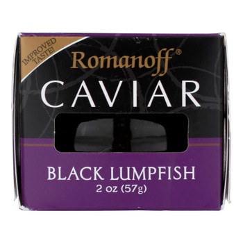 Romanoff Black Lumpfish Caviar  - Case of 6 - 2 OZ Romanoff Black Lumpfish Caviar  - Case of 6 - 2 OZ