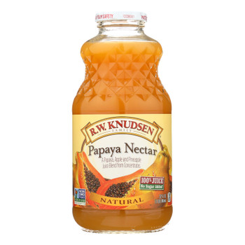 Rw Knudsen Papaya Nectar  - Case of 6 - 32 FZ