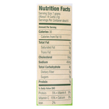 Sprout Organic Broccoli Curlz Baked Toddler Snacks  - Case of 6 - 1.48 OZ