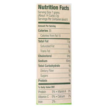 Sprout Organic Curlz White Cheddar Baked Toddler Snacks  - Case of 6 - 1.48 OZ