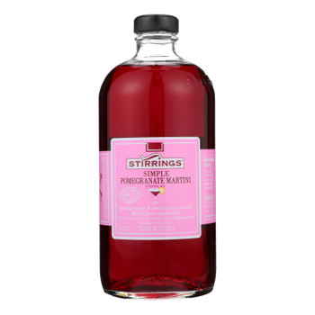 Stirrings Cocktail Simple Pomegranate Martini Mix  - 1 Each - 750 ML Stirrings Cocktail Simple Pomegranate Martini Mix  - 1 Each - 750 ML