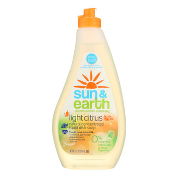 Sun & Earth Light Citrus Xtra Concentrated Dish Liquid  - EA {each} of 6 - 13 FZ Sun & Earth Light Citrus Xtra Concentrated Dish Liquid  - EA {each} of 6 - 13 FZ