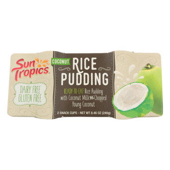 Sun Tropics Ready-To-Eat Coconut Rice Pudding  - Case of 6 - 8.46 OZ