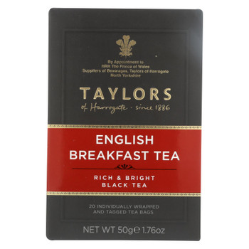 Taylors Of Harrogate English Breakfast Tea  - Case of 6 - 20 BAG