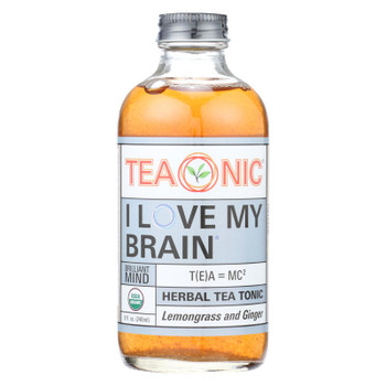 Teaonic, I Love My Brain Herbal Tea Supplement  - Case of 6 - 8 FZ