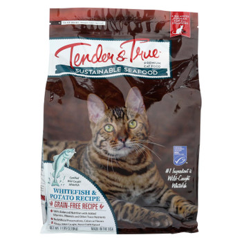 Tender & True Cat Food, Ocean Whitefish And Potato  - Case of 5 - 7 LB