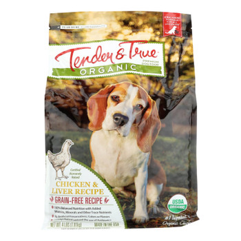 Tender & True Dog Food, Chicken And Liver - Case of 6 - 4 LB Tender & True Dog Food, Chicken And Liver - Case of 6 - 4 LB