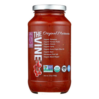 The Vine Original Marinara Pasta Sauce  - Case of 6 - 25 OZ