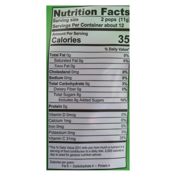 Wedderspoon Organic Makuna Honey Pops  - Case of 6 - 4.15 OZ Wedderspoon Organic Makuna Honey Pops  - Case of 6 - 4.15 OZ