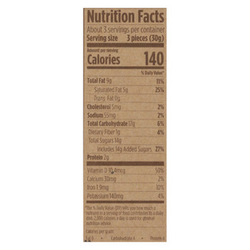 Wild Ophelia Cold Brew Sea Salt Caramel Latte Chocolate Coffee Bites  - Case of 12 - 3.49 OZ Wild Ophelia Cold Brew Sea Salt Caramel Latte Chocolate Coffee Bites  - Case of 12 - 3.49 OZ