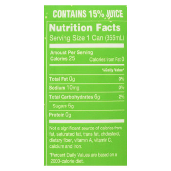 New Wave Soda's Caffeine Free Apple Soda  - Case of 12 - 12 FZ