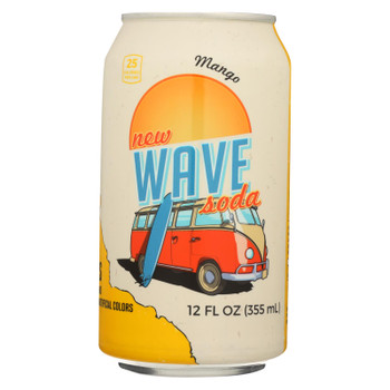 New Wave Mango Soda's  - Case of 12 - 12 FZ New Wave Mango Soda's  - Case of 12 - 12 FZ