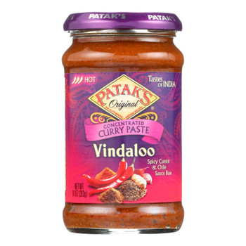 Pataks Concentrated Curry Paste Vindaloo Hot  - Case of 6 - 10 OZ