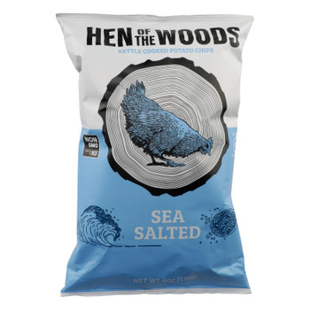 Hen Of The Woods - Chips Kettle Ssalted - Case of 12-6 OZ Hen Of The Woods - Chips Kettle Ssalted - Case of 12-6 OZ