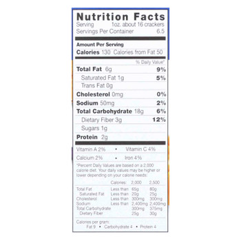 R.W. Garcia 3 Seed Harvest Crackers  - Case of 6 - 6.5 OZ R.W. Garcia 3 Seed Harvest Crackers  - Case of 6 - 6.5 OZ