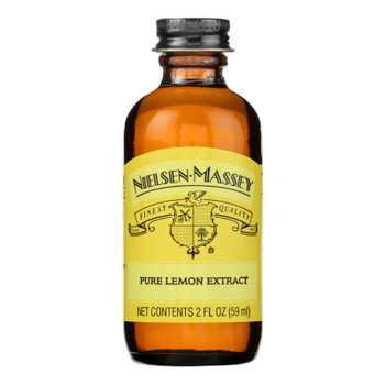 Nielsen Massey Pure Lemon Extract  - Case of 8 - 2 OZ