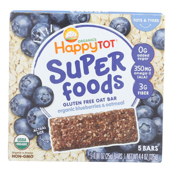 Happy Tot - Br Oat Bbry&oatml - Case of 6 - 5/.88OZ Happy Tot - Br Oat Bbry&oatml - Case of 6 - 5/.88OZ
