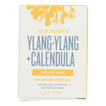 Schmidts - Bar Soap Ylang&calendula - 1 Each -5 OZ Schmidts - Bar Soap Ylang&calendula - 1 Each -5 OZ