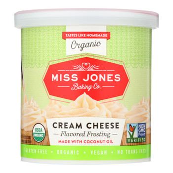 Miss Jones Baking Co Organic Cream Cheese - Case of 6 - 11.29 OZ Miss Jones Baking Co Organic Cream Cheese - Case of 6 - 11.29 OZ