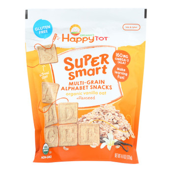 Happy Tot Toddler Snack, Vanilla Oat  - Case of 8 - 4.4 OZ Happy Tot Toddler Snack, Vanilla Oat  - Case of 8 - 4.4 OZ