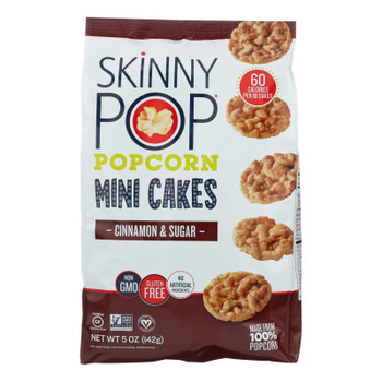 Skinnypop Popcorn - Popcorn Mini Cakes Cin&sugr - Case of 4-5 OZ Skinnypop Popcorn - Popcorn Mini Cakes Cin&sugr - Case of 4-5 OZ