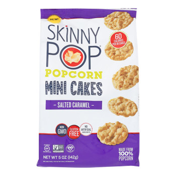 Skinnypop Popcorn Mini Cakes - Case of 4 - 5 OZ Skinnypop Popcorn Mini Cakes - Case of 4 - 5 OZ
