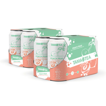 Tama Tea - Sparkling Green Tea Peach Pear - Case of 4-6/12 FZ